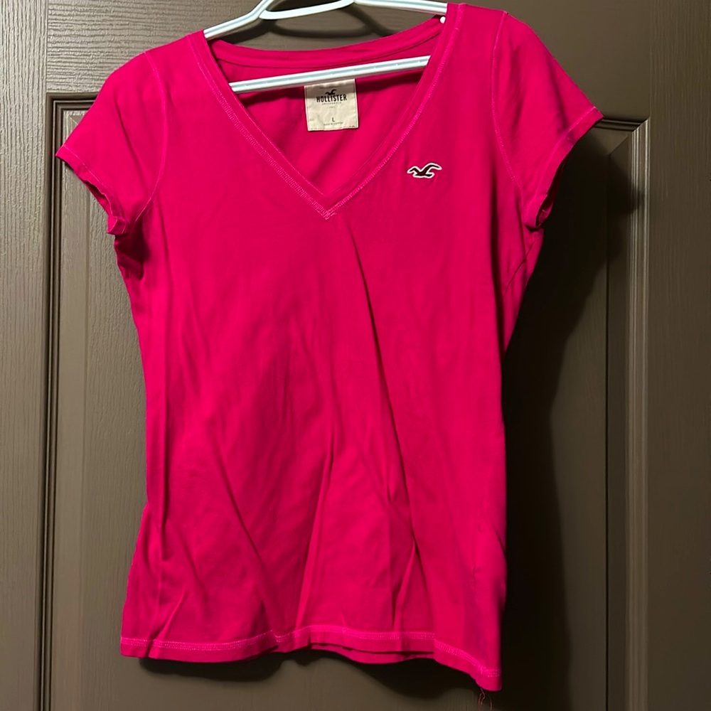 Hollister like new size LG pink